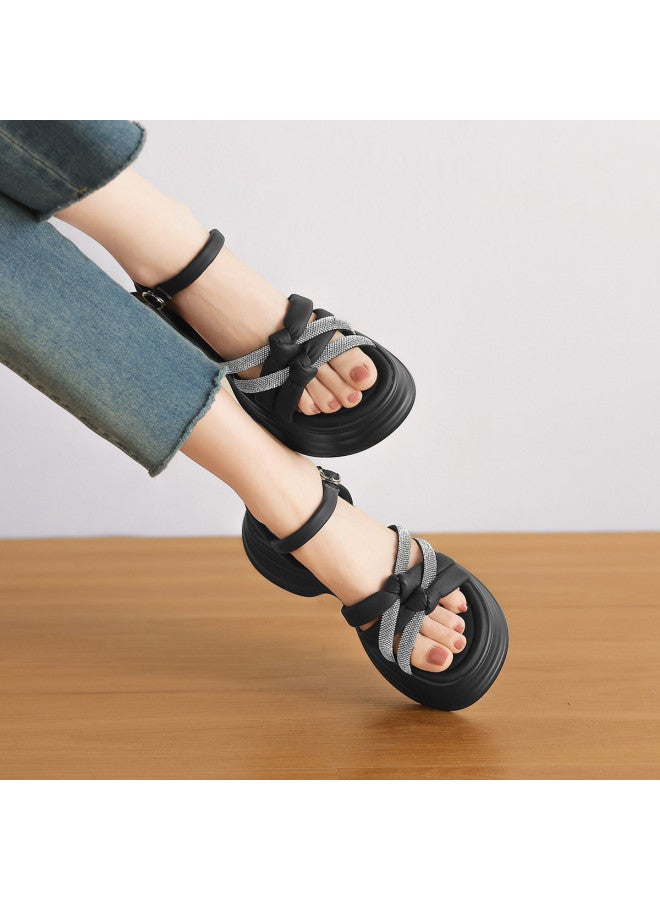 SAFIYA Second Increase 6.3 Saturday Brand 2025 New Platform Sport Sandals Versatile Outdoor Summer Sandals Women's Shoes - Image 5