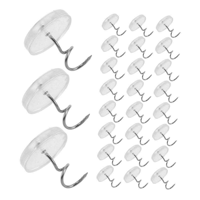 100 Pcs Spiral Push Fasteners for Upholstery Bedskirt Sofa Bedding Easy to Apply Secure Sturdy Design - Image 2