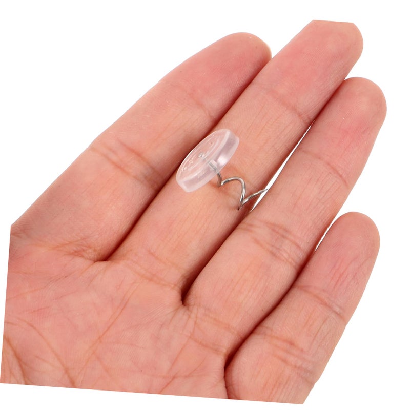 100 Pcs Spiral Push Fasteners for Upholstery Bedskirt Sofa Bedding Easy to Apply Secure Sturdy Design - Image 5