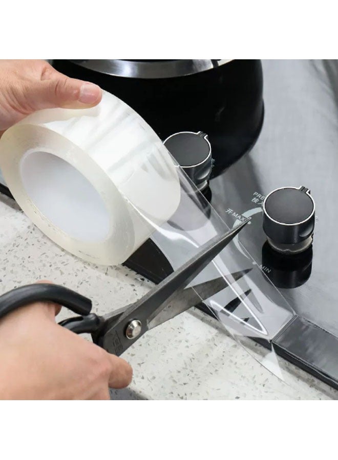 Kitchen seam sealing tape, waterproof and mildew-proof stove edge sealing, transparent and colorless, can be cut (10M) - Image 3