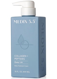 Medix 5.5 MEDIX 5.5 Collagen Cream Skin Care Face Lotion & Body Lotion For Dry Skin | Anti Aging Collagen Peptides Firming Cream Body Moisturizers Lifts, Firms, & Tightens For Younger Looking Skin, 15 Fl Oz  - Image 1