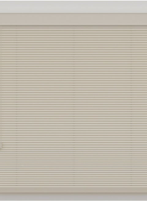 ستائر شرائح معدنية للمطبخ عرض 120سم ارتفاع١٢٠ سم لون كريم
