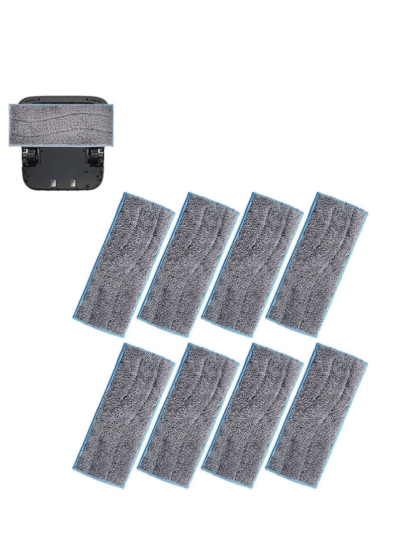 XiuWoo Wet Mopping Pads Compatible for iRobot Braava Jet m6 6110 6012 6112 Series Washable Reusable Strong Water Absorption Ceramic Tile Laminate Marble Wooden Floors 8PCS  - Image 1