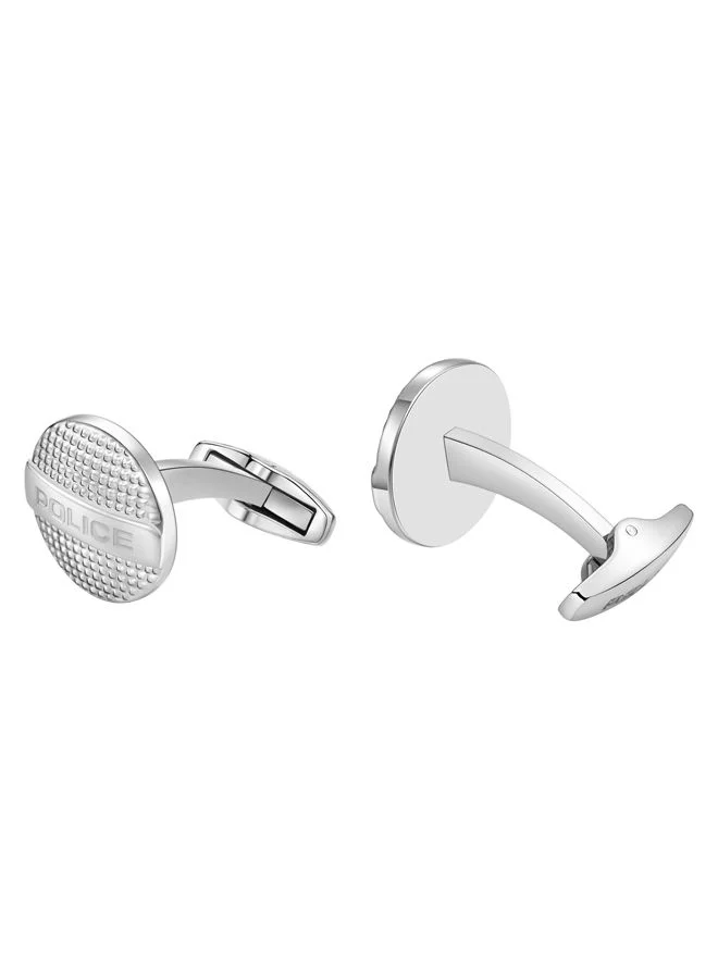 POLICE  withstand Cufflinks For Men Stainless Steel Texture for Men | Best Price UAE