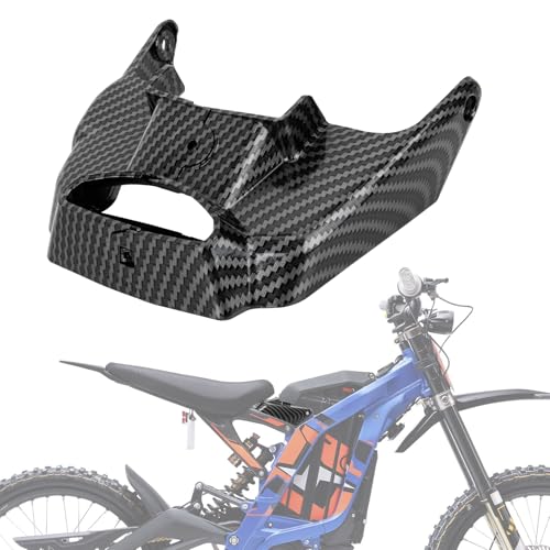 psler غطاء جانبي للبطارية لسورون، غطاء بطارية بنمط ألياف الكربون PSLER لحماية حجرة البطارية لقفل البطارية للدراجة الكهربائية لايت بي سورون S/ سورون X - Image 1