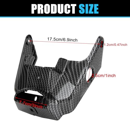 psler غطاء جانبي للبطارية لسورون، غطاء بطارية بنمط ألياف الكربون PSLER لحماية حجرة البطارية لقفل البطارية للدراجة الكهربائية لايت بي سورون S/ سورون X - Image 3