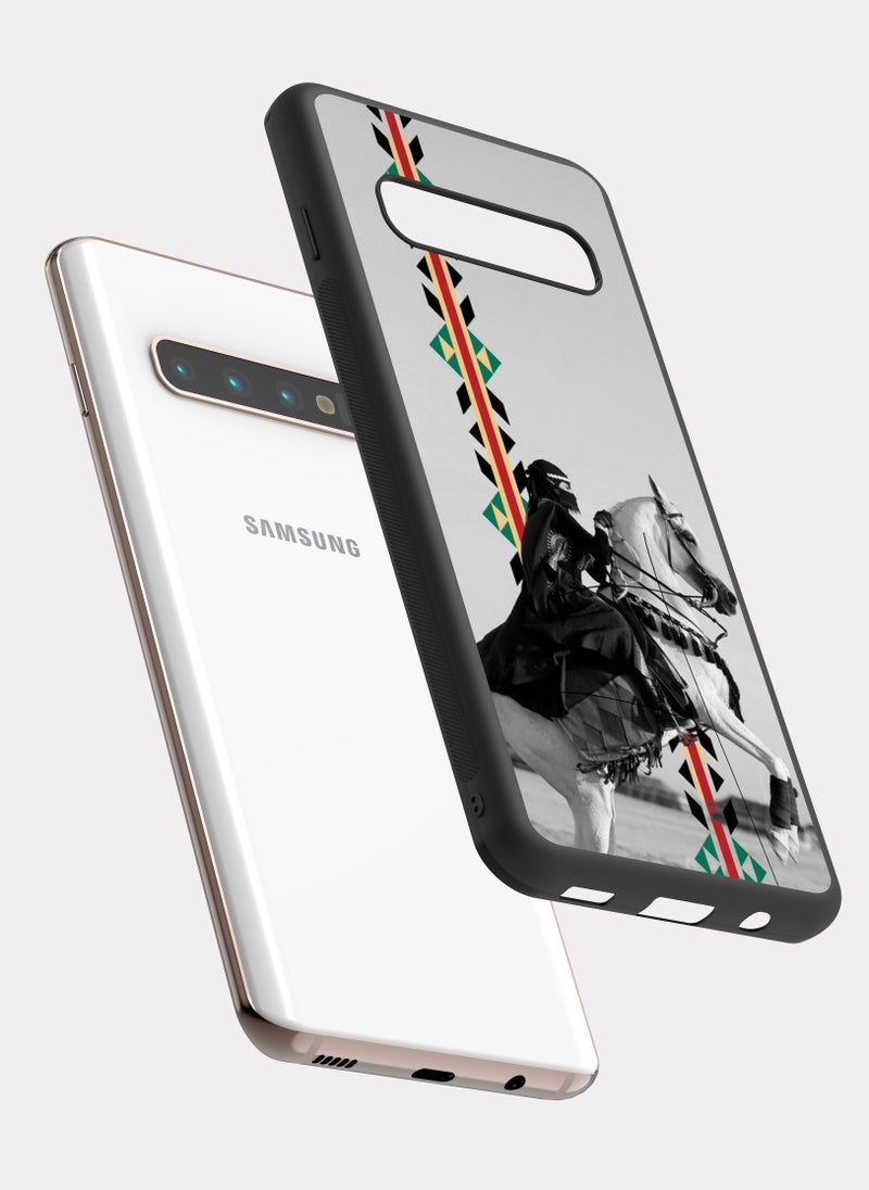 PXLAAT Samsung Galaxy S10 Plus case cover Horsewoman - Image 2