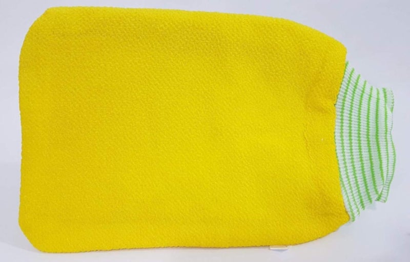 Moroccan Bath Loofah For Body Yellow