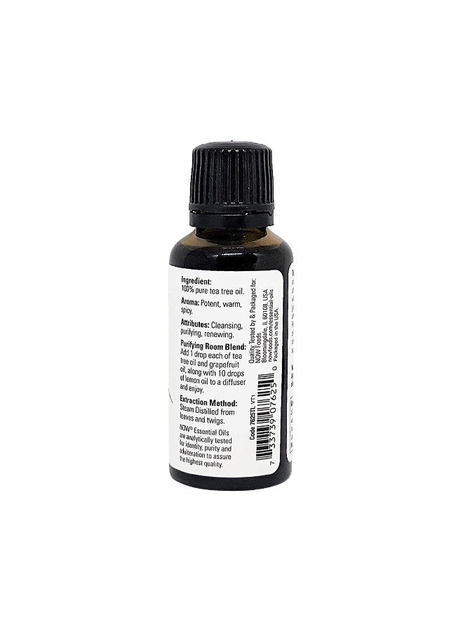 Now Foods Now Essential Oils, Tea Tree Oil 1 Fl. Oz. - Image 2