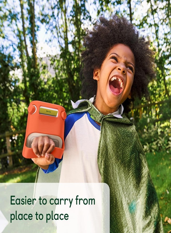 Yoto Adventure Jacket in Fruit Punch Orange (3rd Gen.) - Accessory for Kids Player, Fitted Protective Sleeve Case Carrier, Anti-Slip Silicone Skin Cover with Easy-to-Carry Handle - Image 5