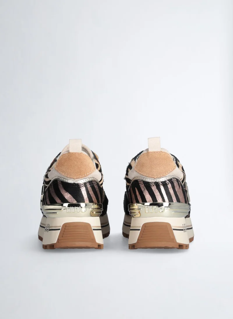 Liu Jo Animal-Print Platform Sneakers