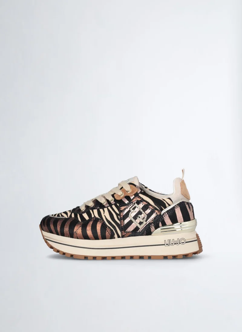 Liu Jo Animal-Print Platform Sneakers