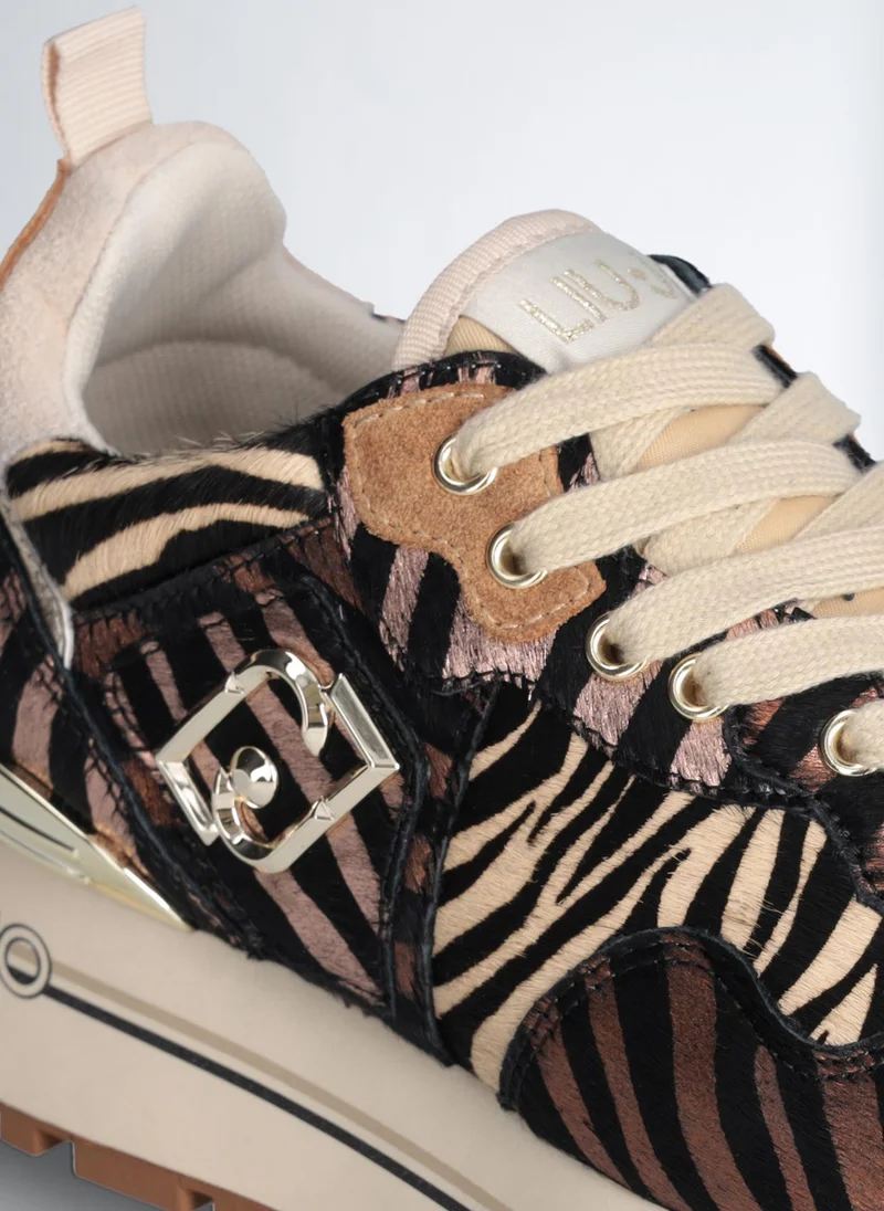 Liu Jo Animal-Print Platform Sneakers