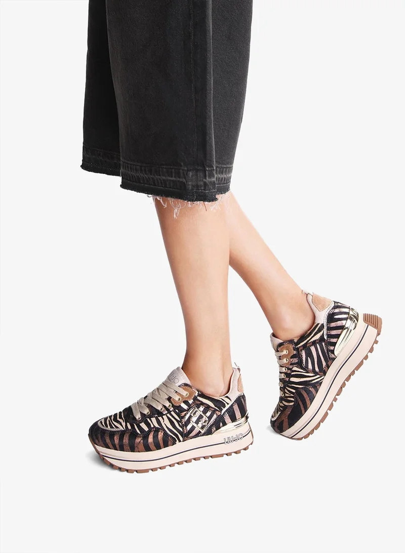 ليو جو سنيكرز بنعل سميك بطبعة حيوانات