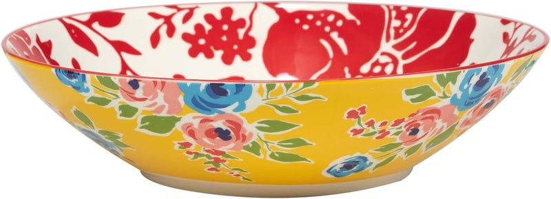 Certified International Damask Floral 95 Porcelain Soup  Cereal Bowls Set of 4  Colorful Assorted Floral  Paisley Patterns  Great for Ramen Salad Pasta Chili Snack or Decorative Mixing Bowl Use - Image 3