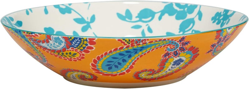 Certified International Damask Floral 95 Porcelain Soup  Cereal Bowls Set of 4  Colorful Assorted Floral  Paisley Patterns  Great for Ramen Salad Pasta Chili Snack or Decorative Mixing Bowl Use - Image 5