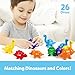 TSYAN Matching Letters Counting Dinosaur Toys - Image 4