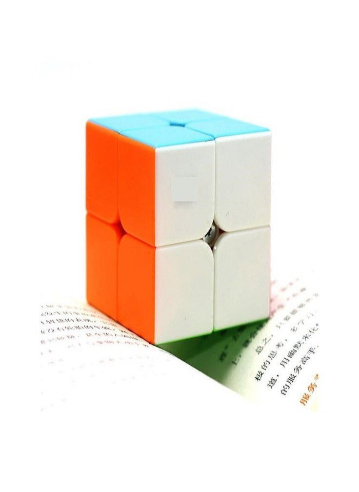 null - 2x2 Speed ​​Cube - Fast and Smooth Spinning - Durable and Sturdy Stickerless, Best 3D Puzzle Toy - Spins Faster - Image 1