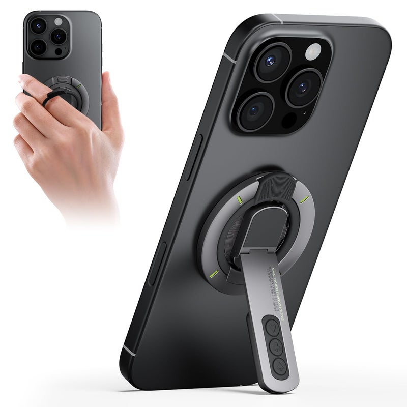 TODI for MagSafe Phone Grip Stand, 3-in-1 Magnetic Finger Ring Holder with Double-Sided Magnet, Fidget Toy Design, Magnetic Phone Stand for iPhone 16/15/14/13/12 Series - Image 1