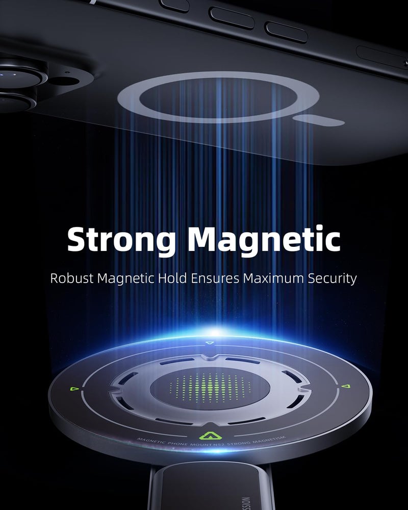 TODI for MagSafe Phone Grip Stand, 3-in-1 Magnetic Finger Ring Holder with Double-Sided Magnet, Fidget Toy Design, Magnetic Phone Stand for iPhone 16/15/14/13/12 Series - Image 4