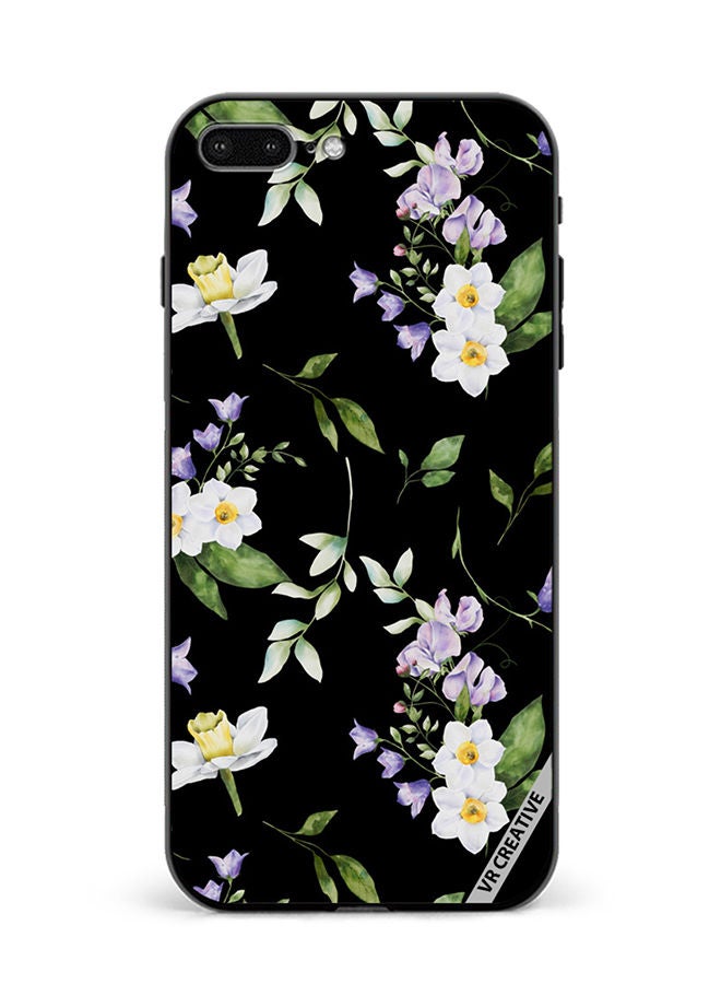 VR CREATIVE Protective Case Cover For Apple iPhone 7 Plus/8 Plus Flower Design Multicolour - Image 1