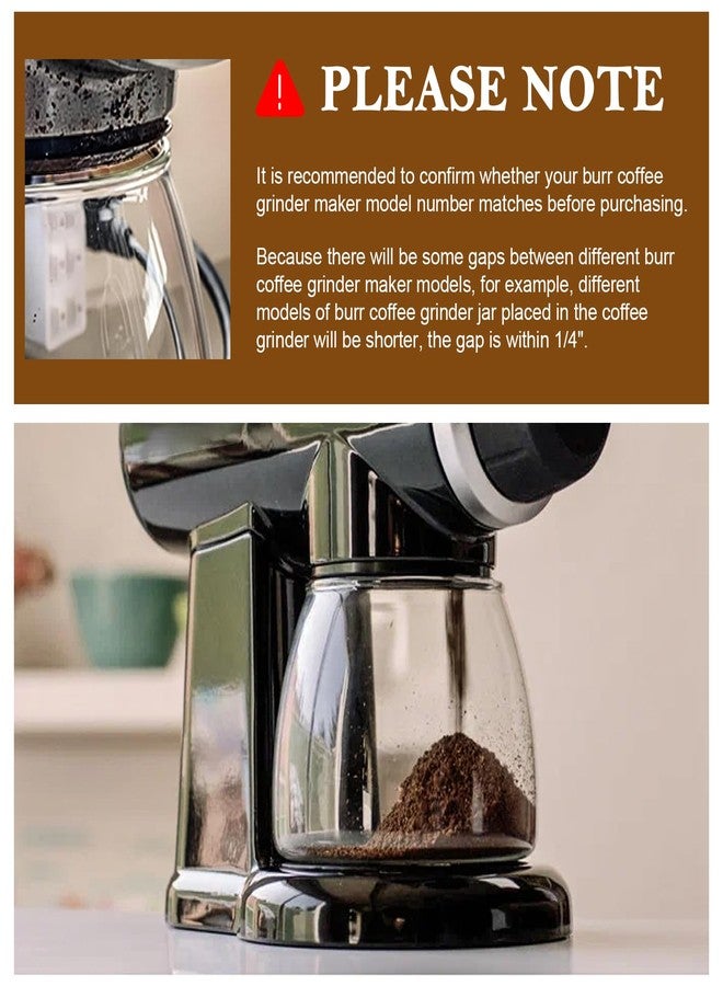 Magluv 7 oz Glass Coffee Grinder Jar Carafe Replacement for KitchenAid KCG0702/KPCG100OB/KPCG100PMO/KCG0702CU, Replaces 4176728,KPCGRND - Image 4