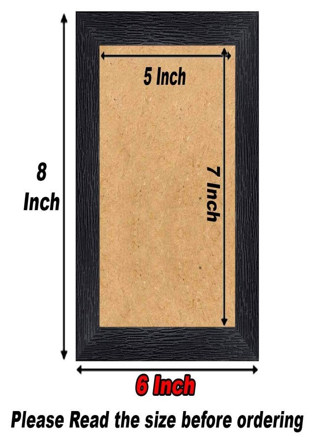 pnf Shri Vitthal Rukmini Religious Wood Photo Frames with Acrylic Sheet (Glass) for Worship/Pooja(photoframe,Multicolour,8x6inch)-20435 - Image 3