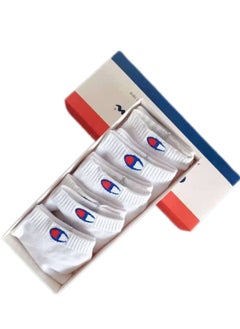 Champion 5 Pack Ankle Crew Socks  - Image 2