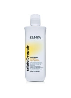 Kenra Professional Kenra Triple Repair Conditioner | Targets & Repairs Weak or Broken Bonds | Split Ends | Damaged Hair | Bond Builder | Sulfate-Free 