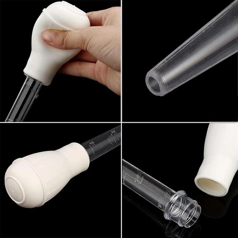 WEAVERBIRD White Manual Fish Tank Water Changer Aquarium Dropper, 30ml Aquarium Clean Pipette Dropper, Fish Tank Cleaning Waste Remover, 11-inch Aquarium Gravel Cleaning Straw - Image 3