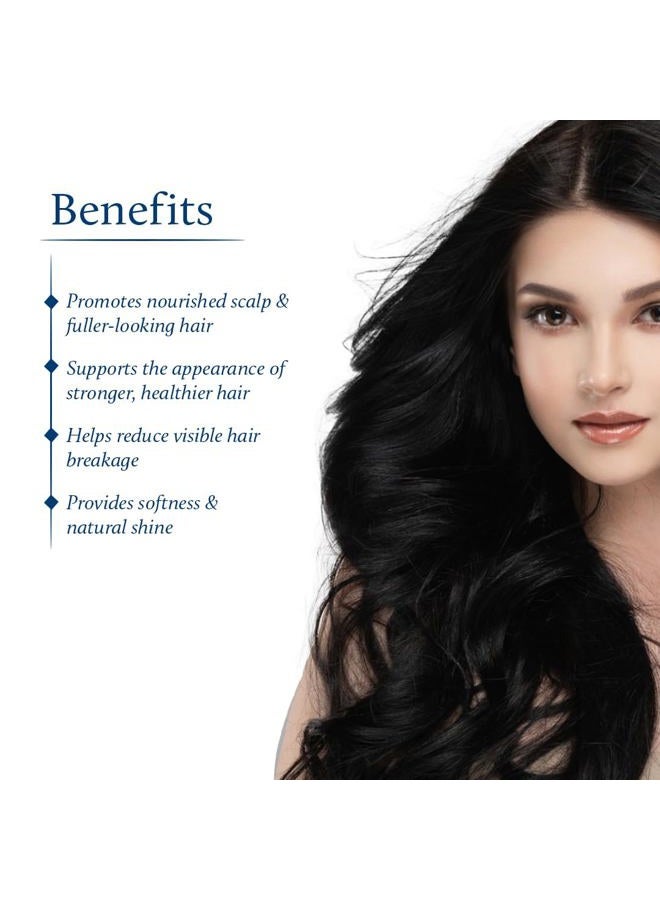 Blue Nectar Batana & Almond Hair Shampoo for Thicker & Fuller Hair | Sulphate Free | All Hair Types (17 Herbs, 200ml) - Image 5