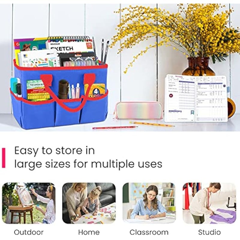 Arabest Desktop Tote Organize, Teacher Helper Tote Bag Organization for Arts - Image 5