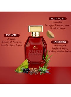 Jean Paul Dupont Royal Crimson Eau de Toilette For Men 100ml  - Image 3