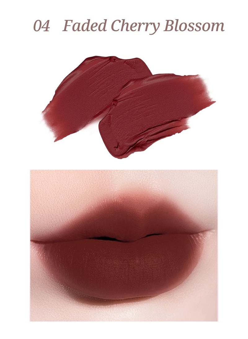 Fancy only Dream Star Lip Cream Moisturizing Velvet Smooth Matte Finish Lip Gloss - 04 Faded Cherry Blossom - Image 2