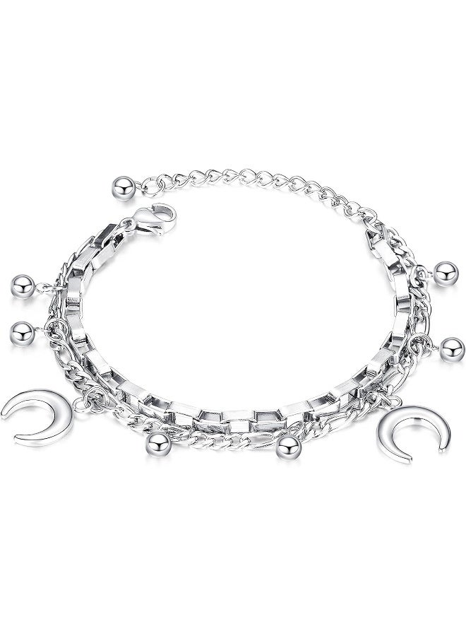 Lee Cooper Lee Cooper Women's Stainless Steel Silver Plating Bracelet - LC.B.01032.330, 64 * 2mm, No Gemstone  - Image 1