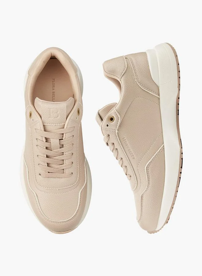 فلورا بيلا من شو إكسبرس Panelled Lace-Up Sneakers