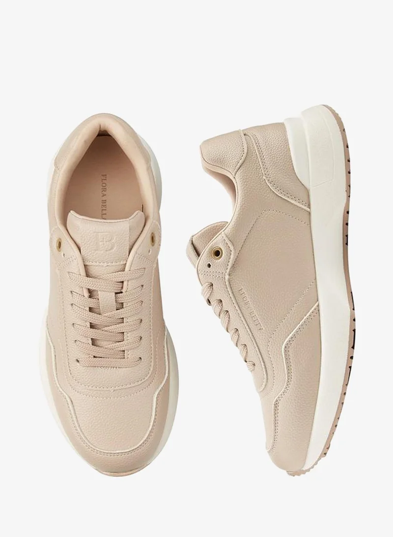 Flora Bella By Shoexpress Flora Bella Panelled Lace-Up Sneakers