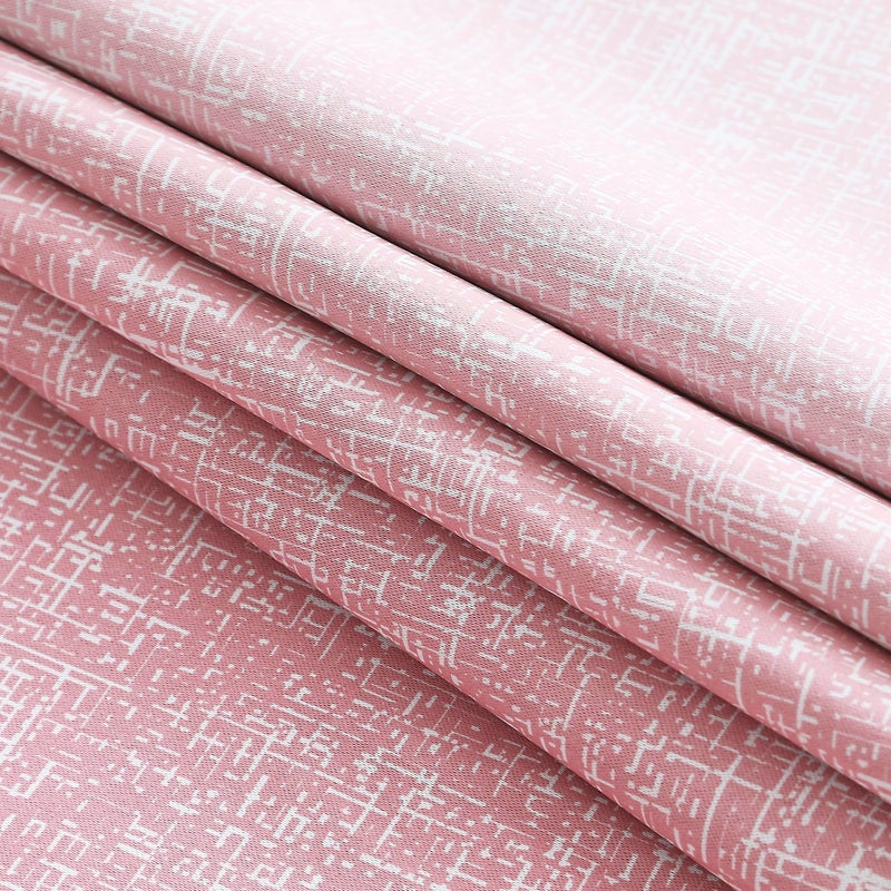 Purainbow Ombre Pink Blackout Curtains 63 Inch Long for Living Room Bedroom, Gradient Thermal Insulated Room Darkening Window Curtain Drapes for Girls Room Decor, Privacy Protect Panels Set of 2, Grommet Top - Image 5