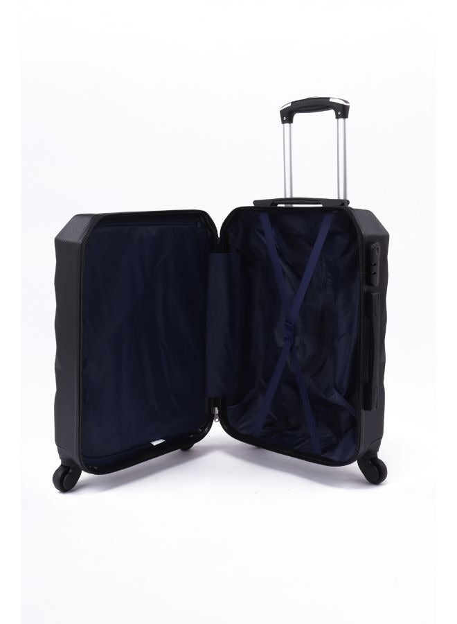 LIMRA Cabin Carry Check-In Luggage Trolley Size 20 inch Black - Image 3