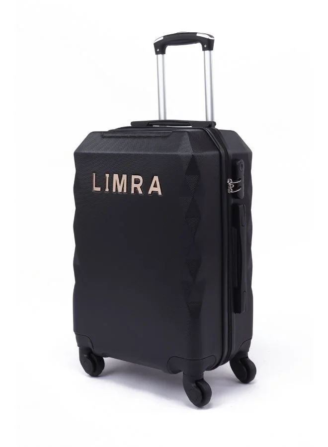LIMRA Cabin Carry Check-In Luggage Trolley Size 20 inch Black