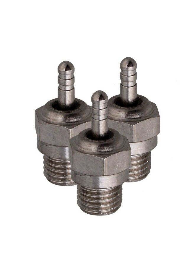 Mxfans Silver Rc 1:8 1:10 70117 Stainless Steel Glow Spark Plug Replacement For Hsp N3 15~28 Hot Nitro Engines Pack Of 12 - Image 3