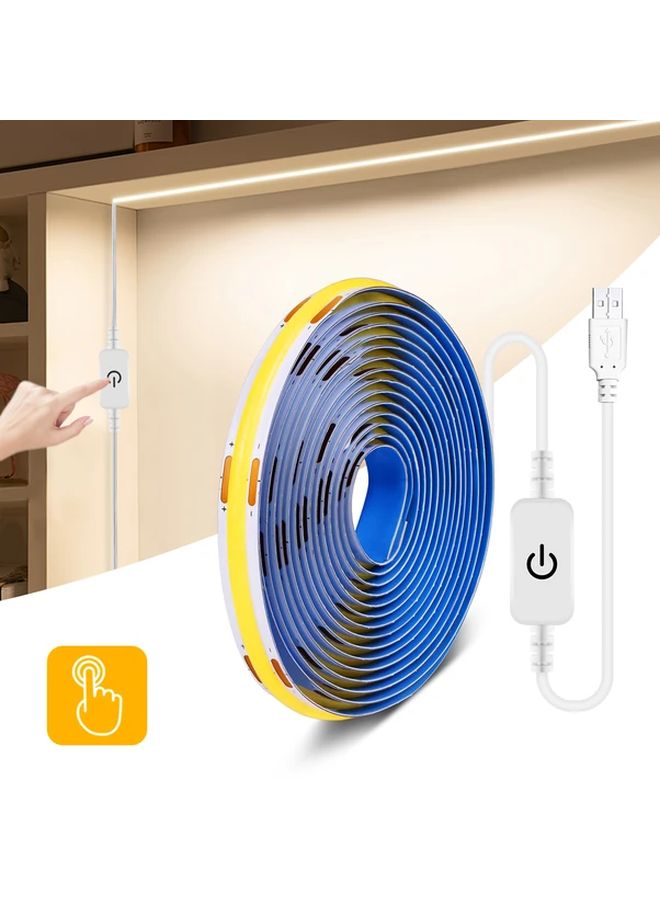 11.81 Inch COB LED Strip Light Bright White 6500K USB 5V Touch Switch Dimmable - Image 2