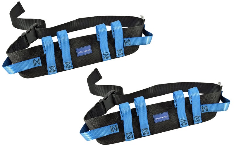 Secure Safety Solutions Secure Transfer and Walking Gait Belt for Seniors with 6 Handles and Metal Buckle, 60 Inch - Medical Gate Standing Assist Aid for Elderly Patient, Seniors, Bariatric, Occupational & Physical Therapy - Image 1
