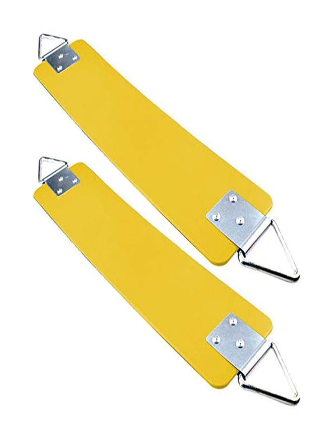 SSD RC SSD Flexible Heavy Duty Swing Seat Set with Metal Triangle Ring for Kids/Adults | Weight Support Upto 300kg (YELLOW02)(Pack of 2) - Image 1