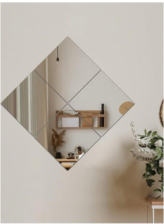 HOMESTAR Wall Vanity Body Long Mirror Mounted, Large Tall for Bathroom, Bedroom, Dressing,30cm x 4Pcs - Image 3