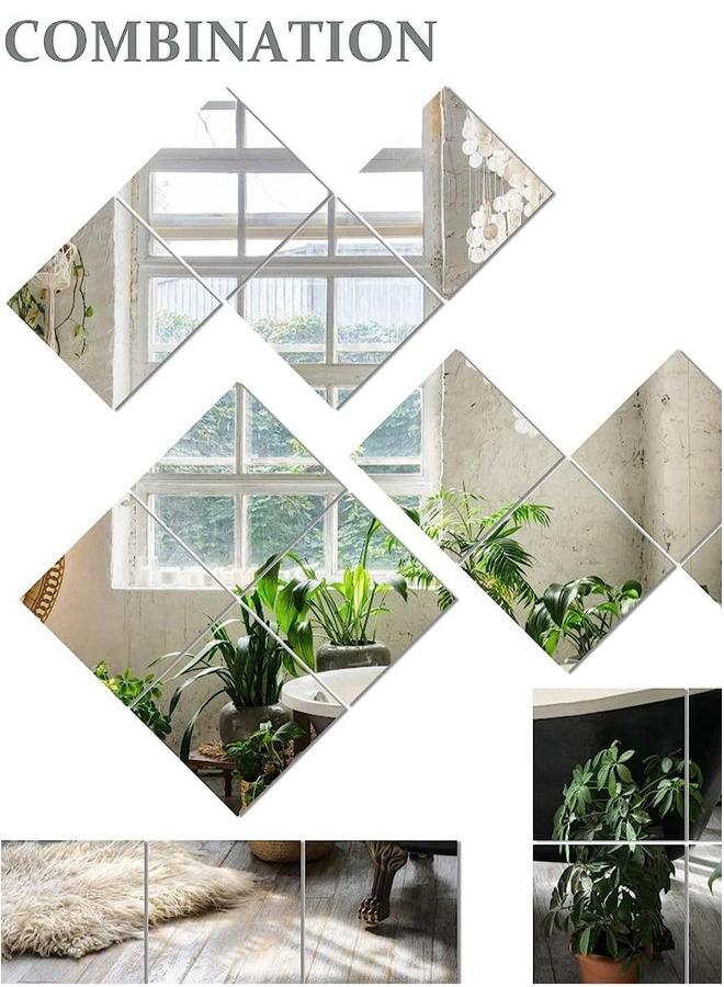 HOMESTAR Wall Vanity Body Long Mirror Mounted, Large Tall for Bathroom, Bedroom, Dressing,30cm x 4Pcs - Image 5