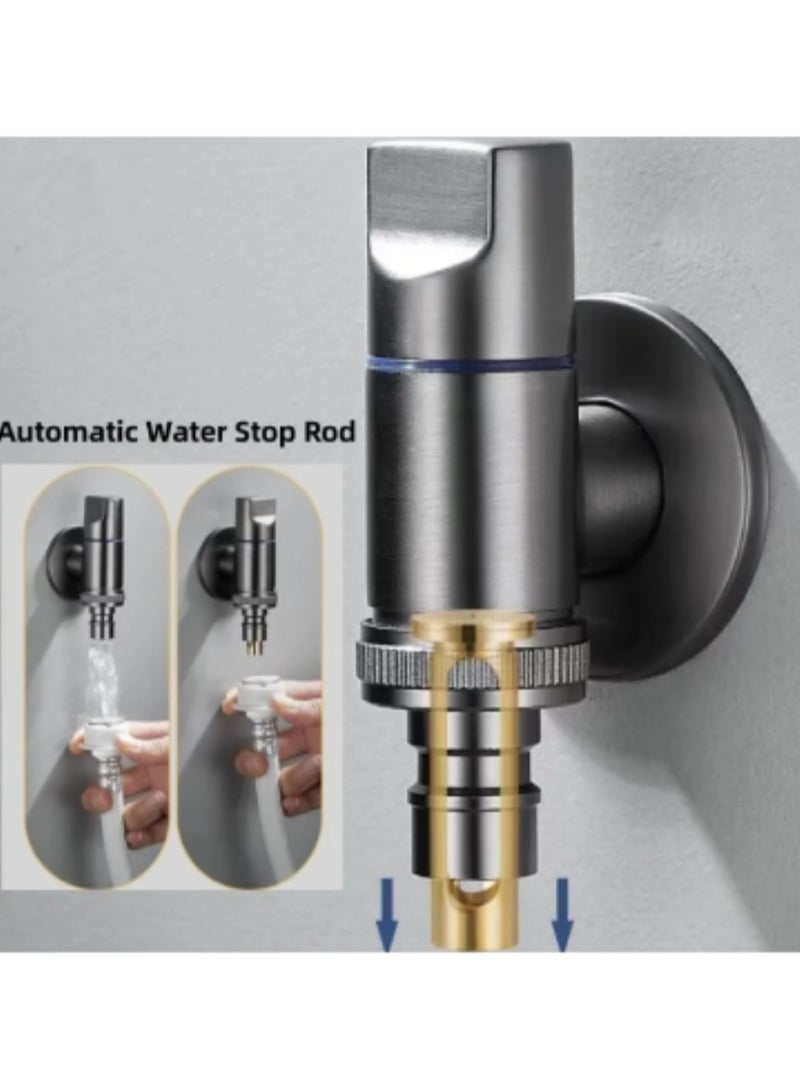 AROAQ Roller Washing Machine Faucet Automatic Water Stop Device Special Buckle Type Water Nozzle Joint 4/6 Points Universal Caliber  - Image 1