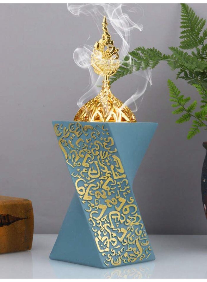 Creative Resin Incense Holder for Bedroom & Home Decoration | Retro Aroma Burner for Office Desk, Candlelight Dinner & Room Ambience | Elegant Tabletop Decor for Weddings, Parties & Family Gatherings | Stylish Decorative Incense Holder for Multiple Occasions - Image 2