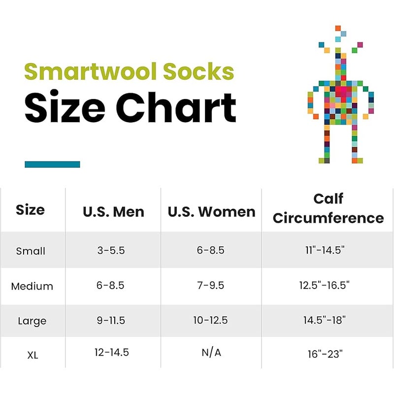 SmartWool Unisex Run Cold Weather Targeted Cushion Crew Socks Socks (pack of 1) - Image 3