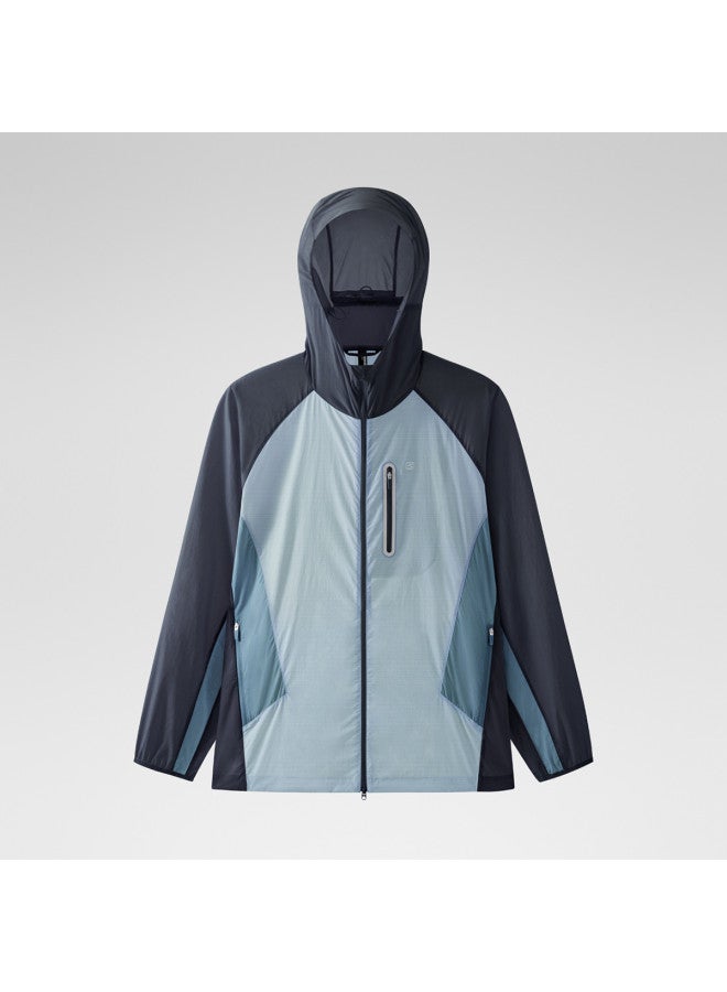 Bananain Wang Yibo Same Style】702uv Sun Protection Jacket - Water-resistant, Dual Zipper, Unisex Outdoor Wear - Image 2